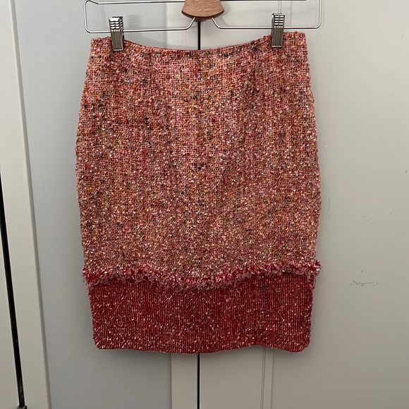 Carolina Herrera tweed skirt, size 4 - Picture 1 of 8